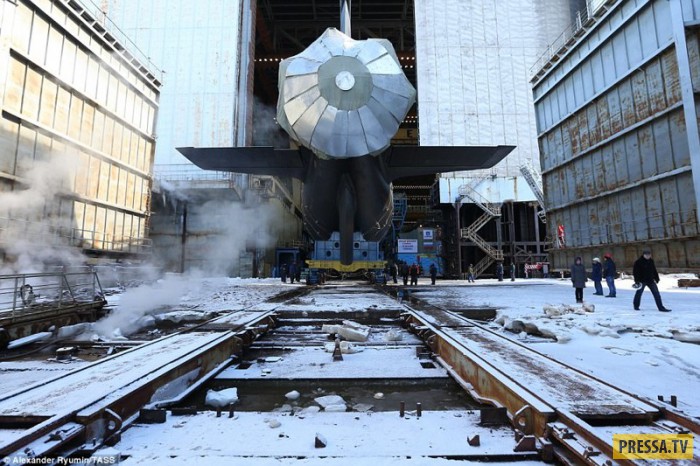 Самая мощная в истории подводная лодка появилась в России (9 фото)