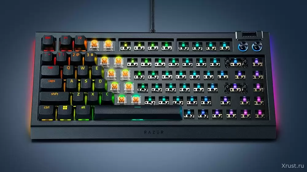 Клавиатура BlackWidow V4 75% теперь предлагается в базовой конфигурации