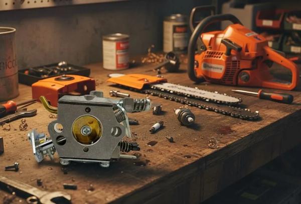 Регулировка карбюратора бензопилы Хускварна