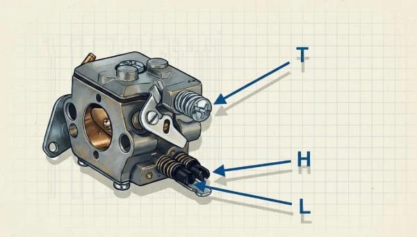 Проблема с бензопилой Husqvarna, регулировка карбюратора