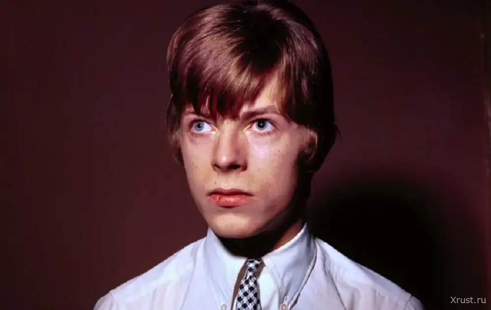 David Bowie, the British pop star, with was a rebel in his youth