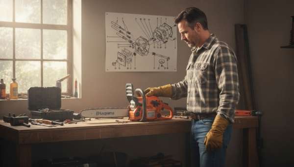 Проблема с бензопилой Husqvarna, регулировка карбюратора