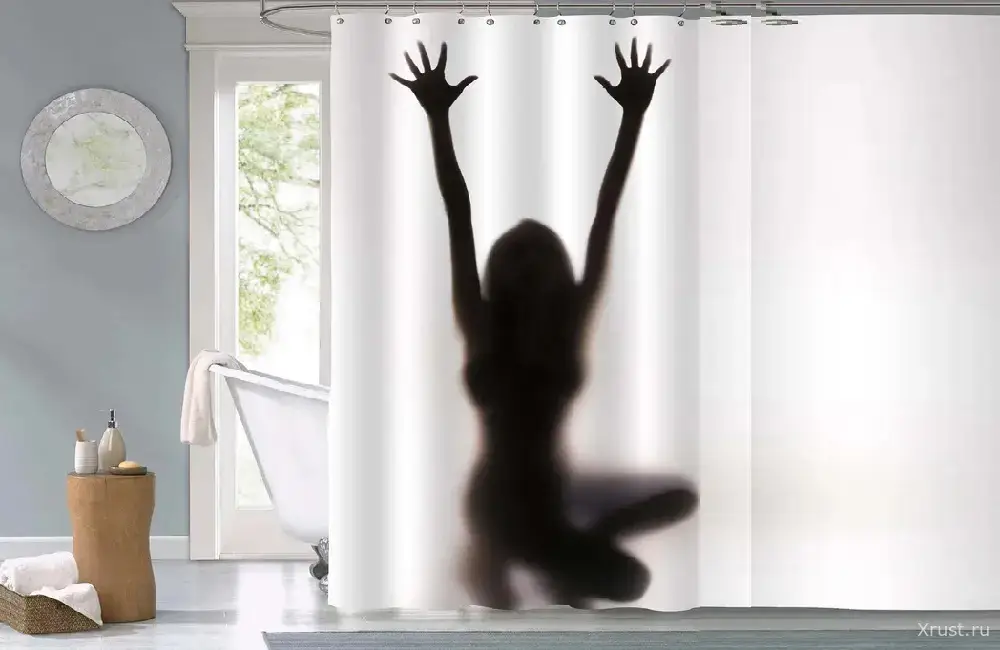 How to position a shower curtain to reduce the risk of mold