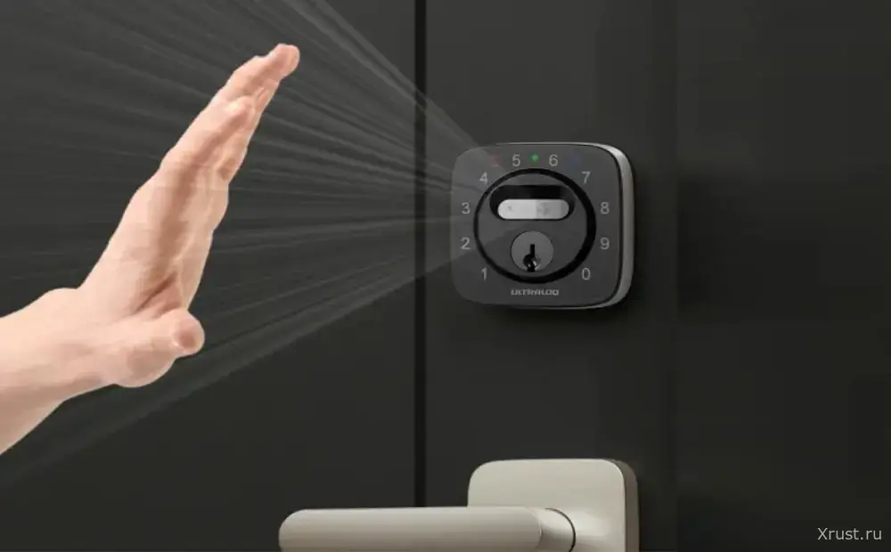 You can open the Ultraloq Bolt Sense smart lock with your palm or face